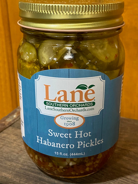 Sweet Hot Habanero Pickles